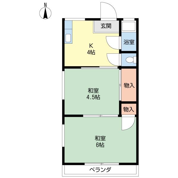 第３関敏ハイツ（0105） 間取り図画像