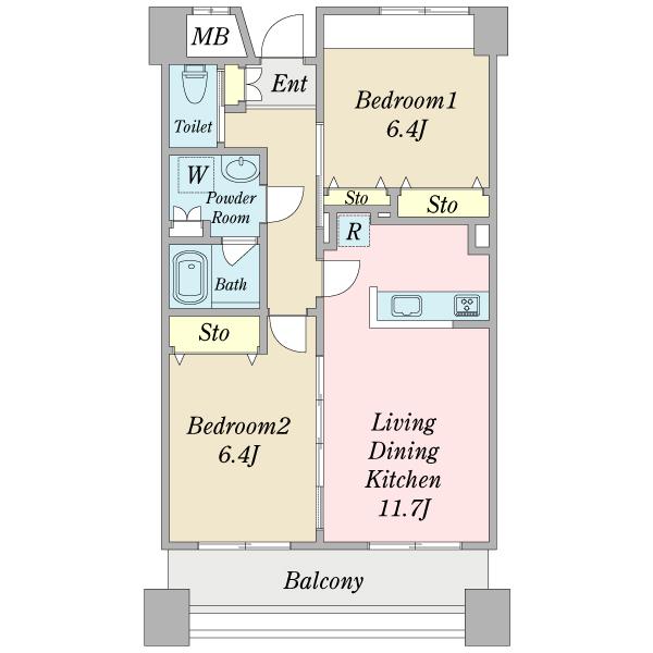バルケッタ（0502） 間取り図画像