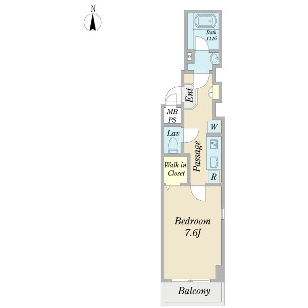 南向きのお部屋です