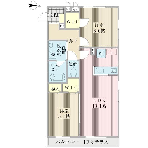 プランタン桜並木（0103） 間取り図画像
