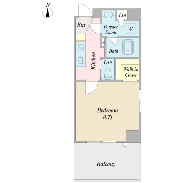 ラフィーヌ青葉台（0401） 間取り図画像