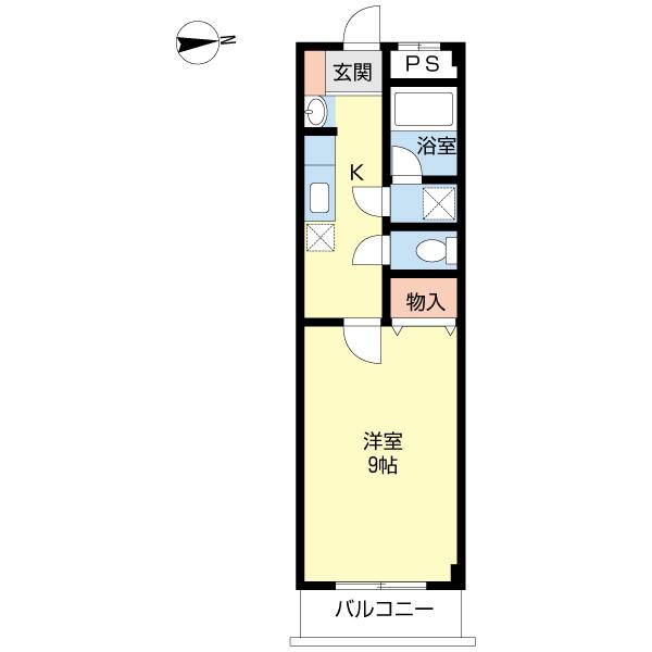 居室が9帖あり広々♪