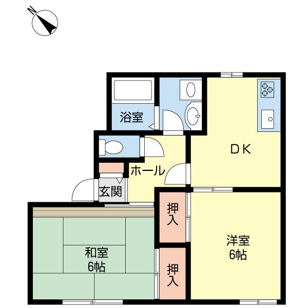 リバーパークハイツⅡ（0203） 間取り図画像