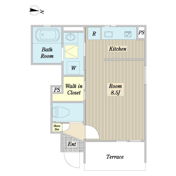 キッチン含む8.5帖