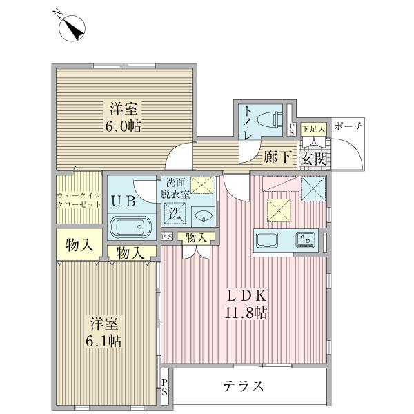 アンフルール西船（0101） 間取り図画像