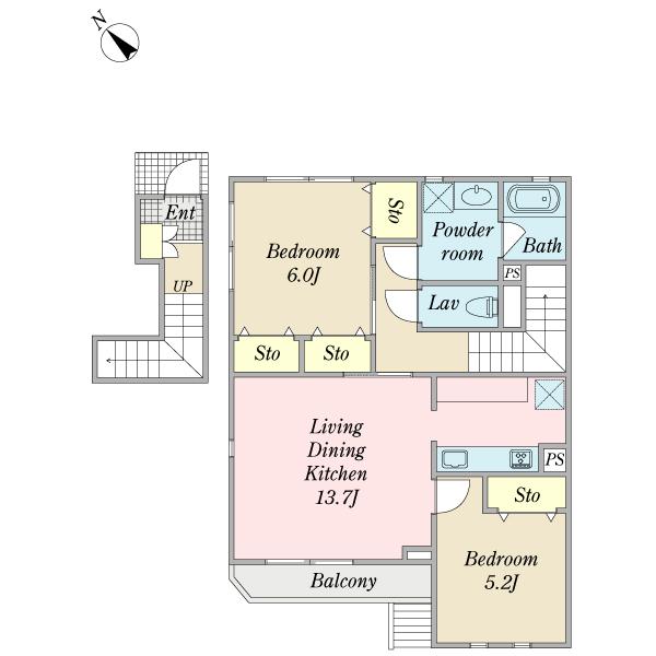 日当たり良好です