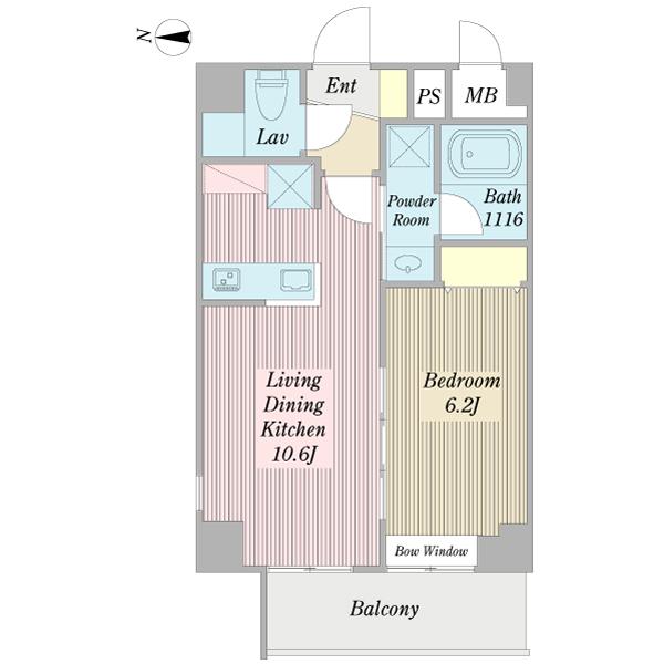 エンジェル中原（0302） 間取り図画像
