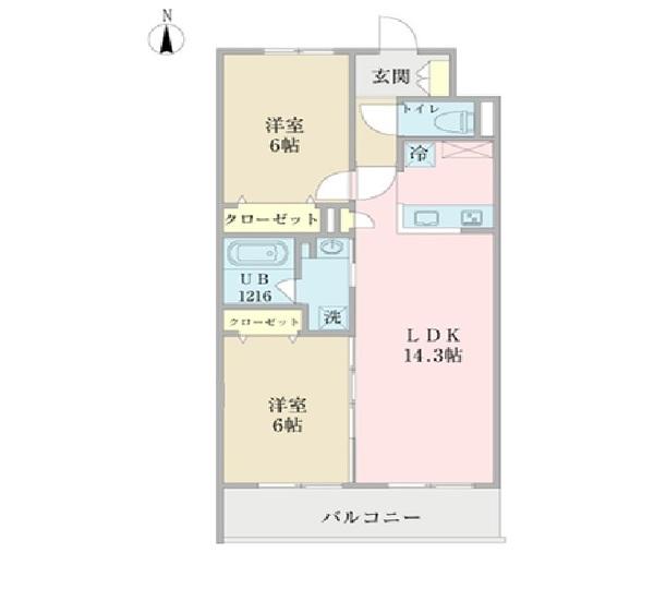 クロスガーデン（0203） 間取り図画像