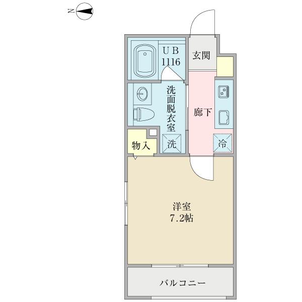 角部屋　二面採光