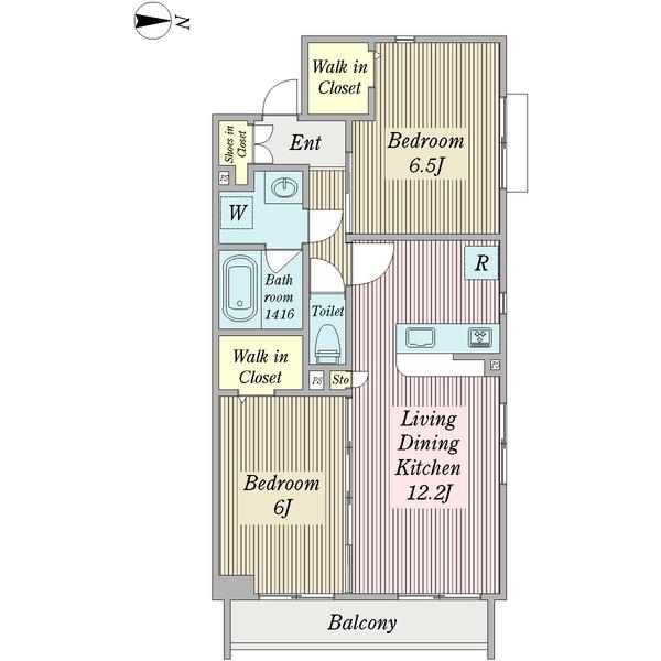 ステイシアヴィラージュ 間取り図画像