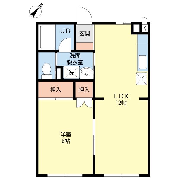 アクアシティ２（0103） 間取り図画像