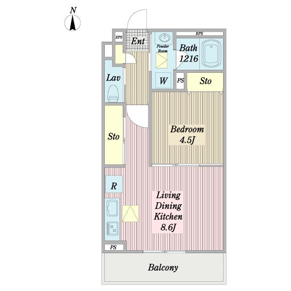 南向き・日の差す室内