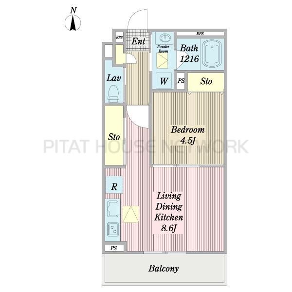 南向き・日の差す室内