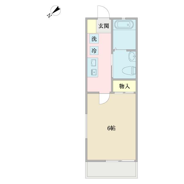 カーサミーア新松戸（0201） 間取り図画像