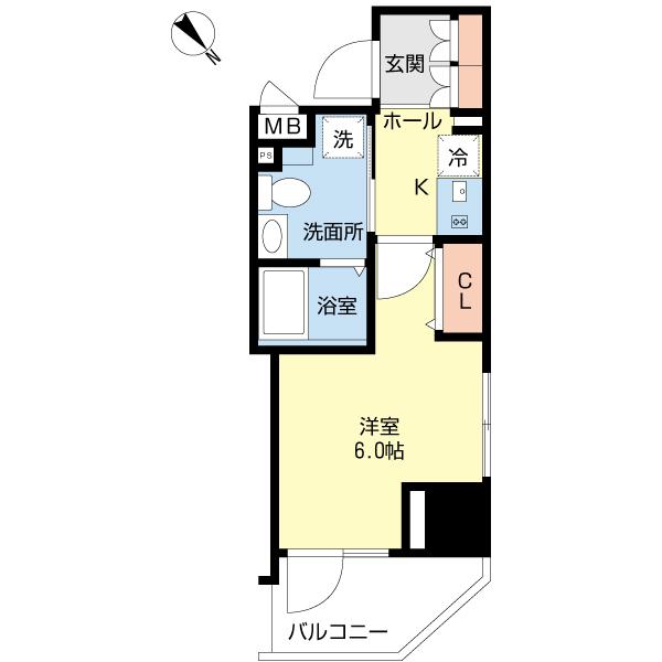 レジディア国立（0905） 間取り図画像