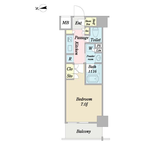 Ｎ−ｓｔａｇｅ大鳥居（0405） 間取り図画像