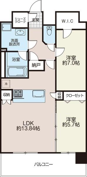 モモンレジデンス六本木（1002） 間取り図画像