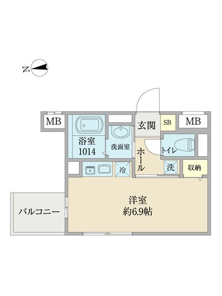 ＮＥＸＴＡＧＥ　ＳＨＩＧＡＲＡＫＩ（0102） 間取り図画像