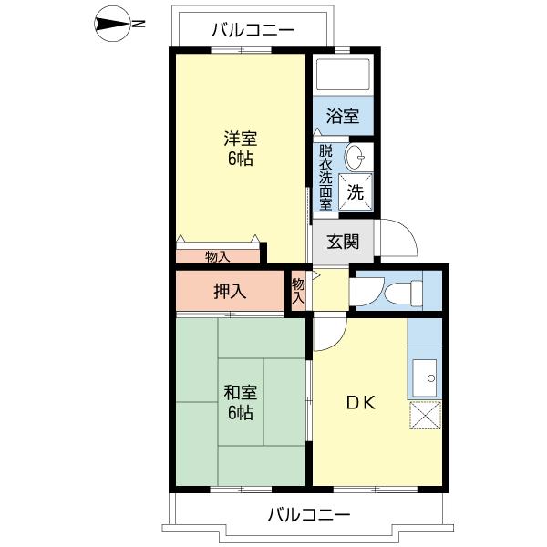 エスペランサムラタ２（0305） 間取り図画像