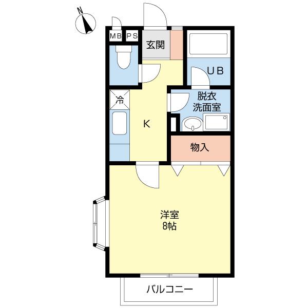 リバーサイド　Ａ（0205） 間取り図画像
