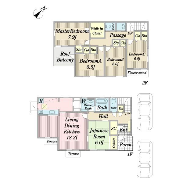 飯田町戸建（0001） 間取り図画像