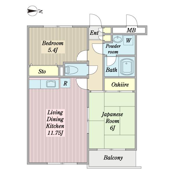 あさひ壱番館（0202） 間取り図画像