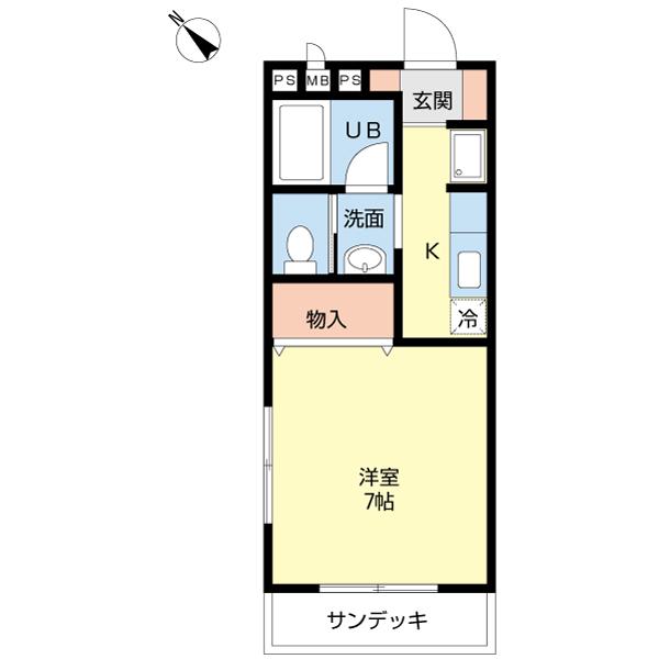 αーＮＥＸＴ東金第１１　壱番館（0105） 間取り図画像