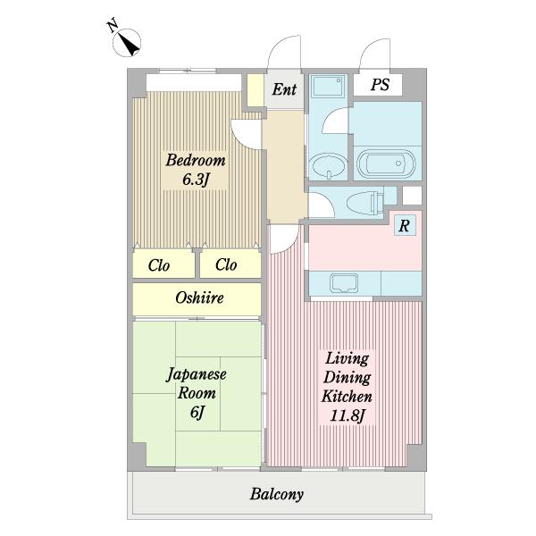 プロシードＣＯ−Ｚ西館（0606） 間取り図画像