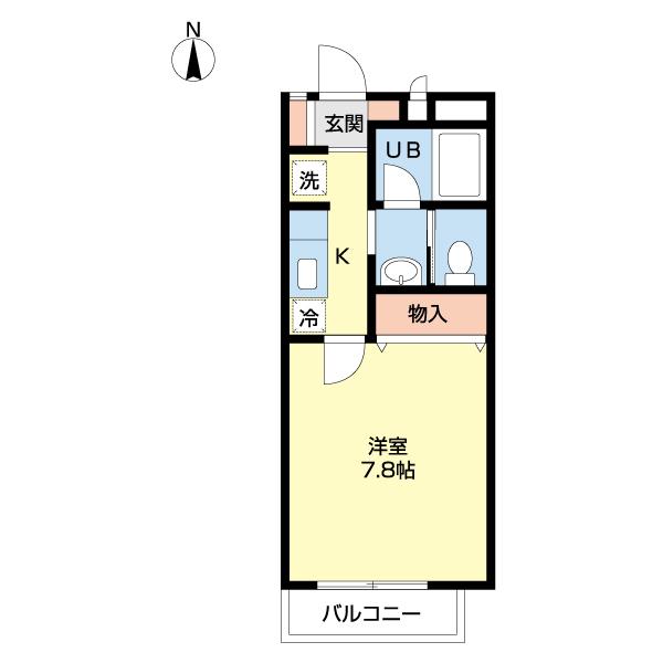 アヴァンセⅠ（0103） 間取り図画像