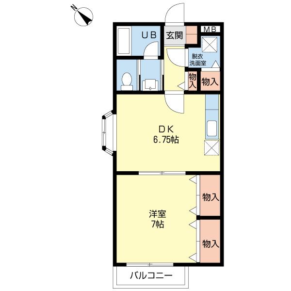 角部屋出窓付きです。