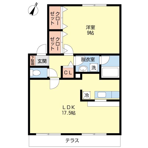 テネレッツァＤ（0102） 間取り図画像