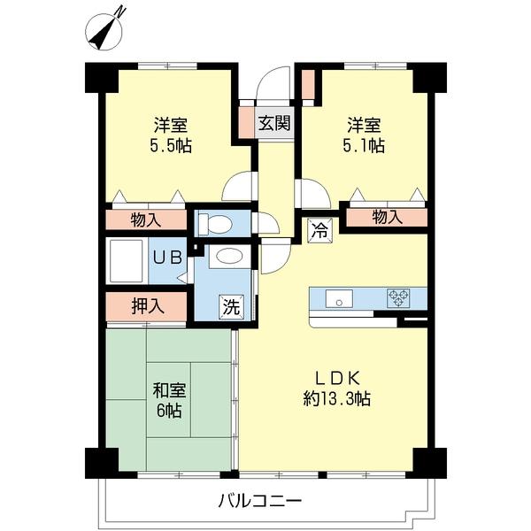 ルーブルＭＩＫＡＭＩ（0103） 間取り図画像