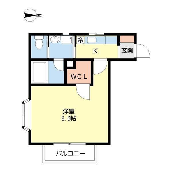 最上階・東南角部屋