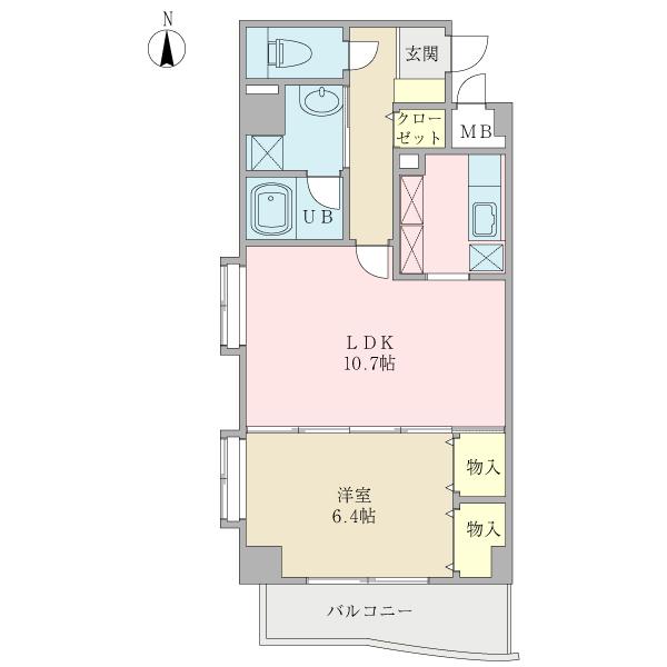 ヴェルティエラ（0206） 間取り図画像