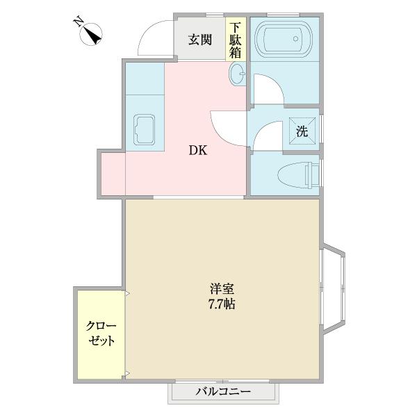 ガーデンベレーザ（0102） 間取り図画像