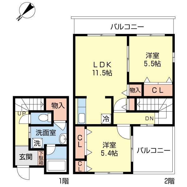 エクセルコート弐番館（0112） 間取り図画像