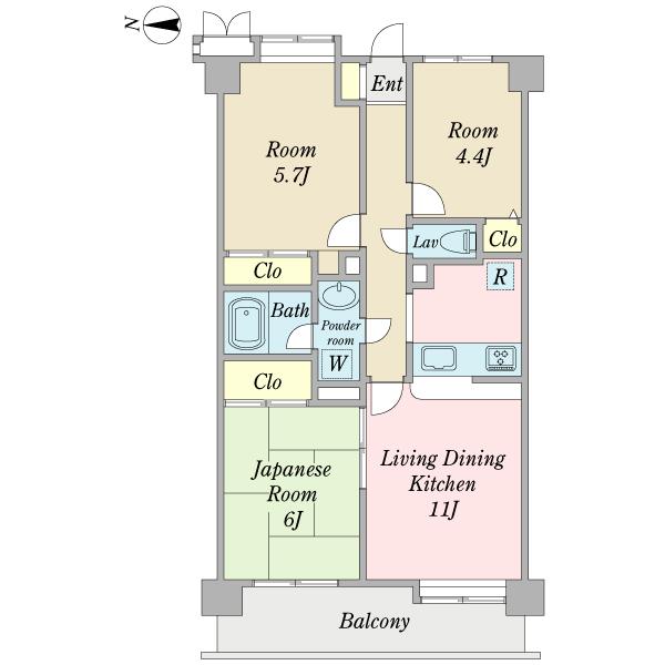 サンパーク我孫子駅前（0504） 間取り図画像