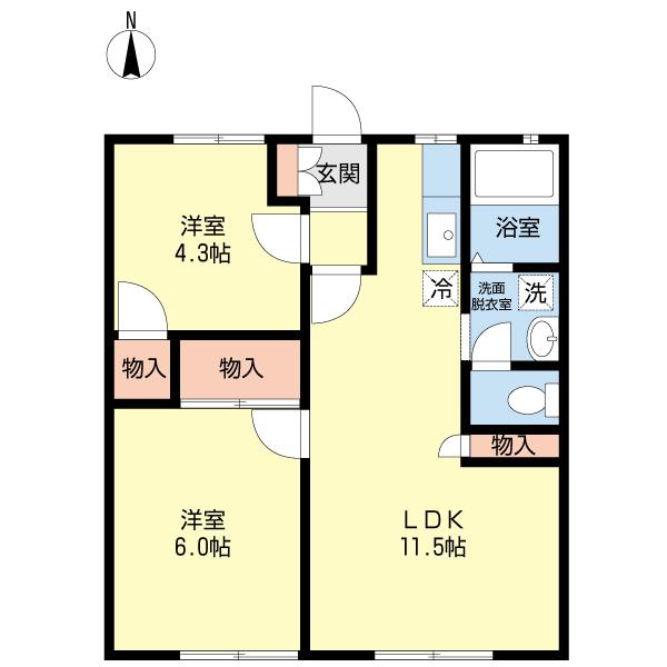サニーハイツジョイ（0205） 間取り図画像