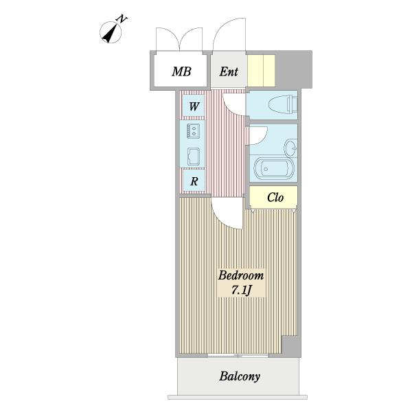 グランフォート余丁町（0803） 間取り図画像