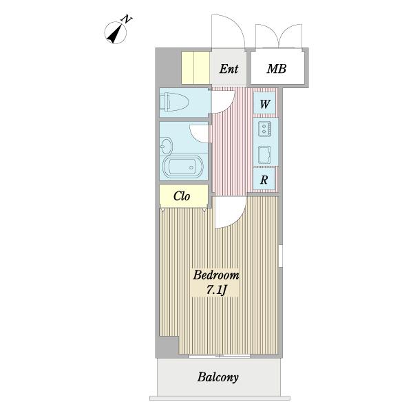 グランフォート余丁町（0702） 間取り図画像