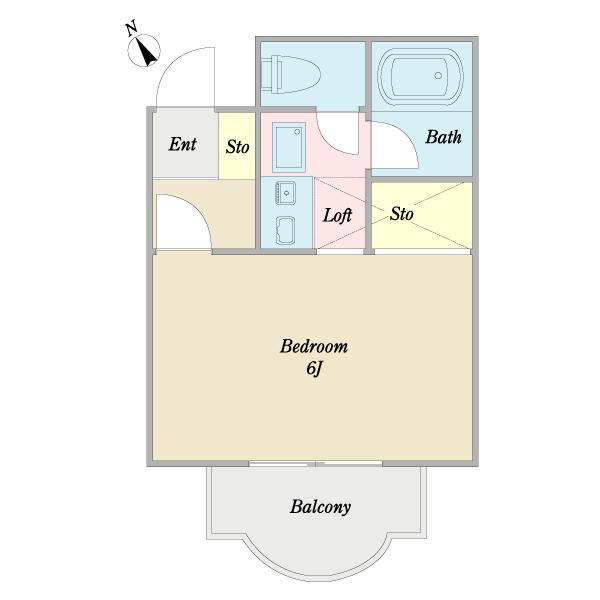 αＮＥＸＴ行徳第１−２番館（0203） 間取り図画像