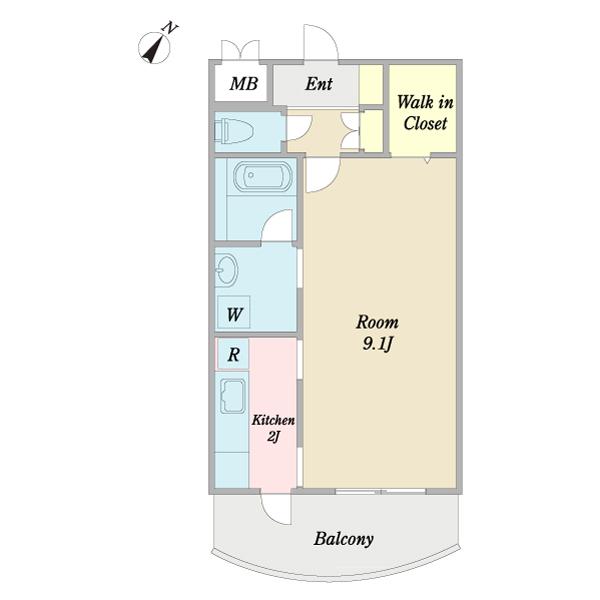 フレール瑞江（0402） 間取り図画像