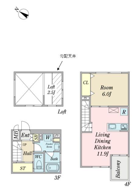 Ｅｓｐｏｉｒ（0303） 間取り図画像