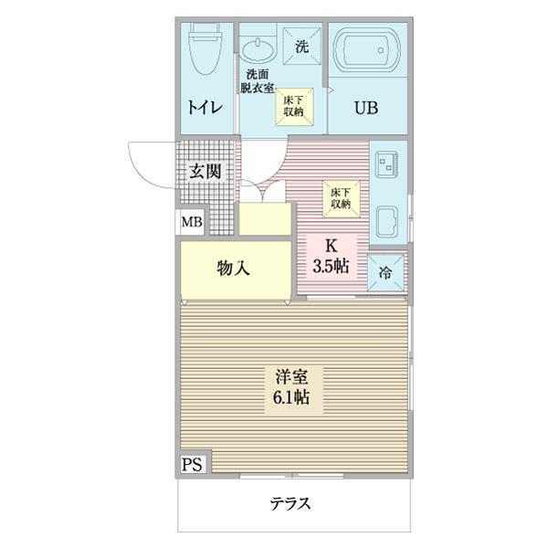 シュエットⅡ（0101） 間取り図画像