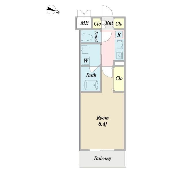 Ｒｅｓｉｄｅｎｃｉａ善（0202） 間取り図画像