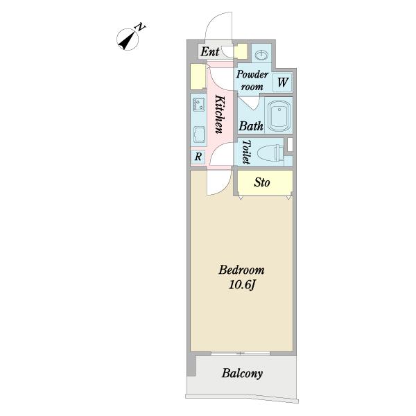 Ｐｒｉｍｅ　Ｓｑｕａｒｅ（0406） 間取り図画像