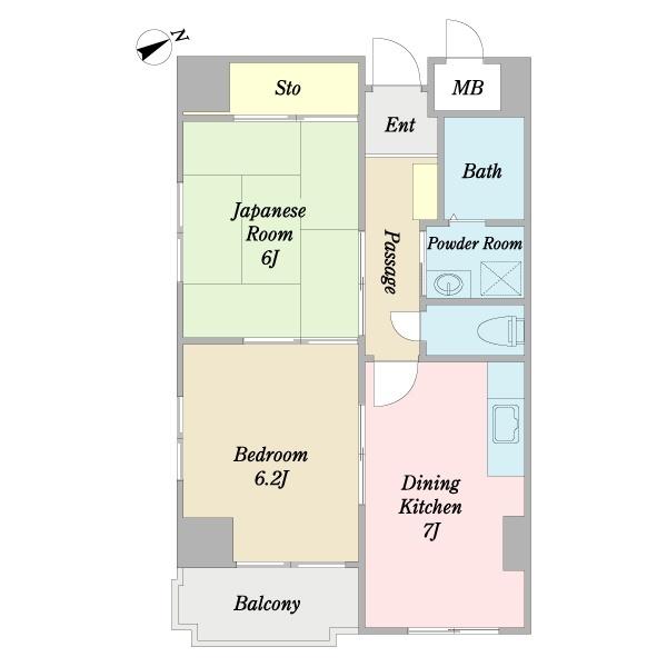 パストラル福田（0702） 間取り図画像
