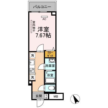 Primevere（プリムヴェール）（202） 間取り図画像
