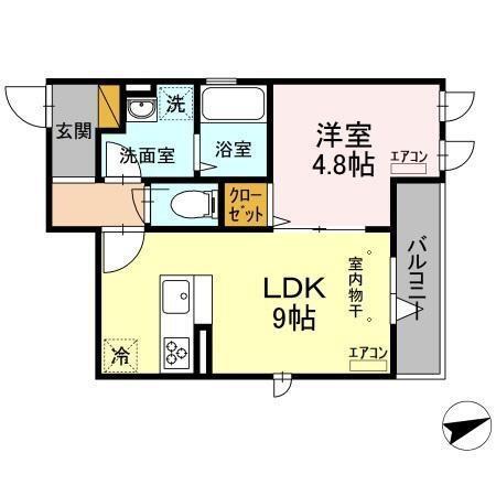 ボヌールATK（202） 間取り図画像