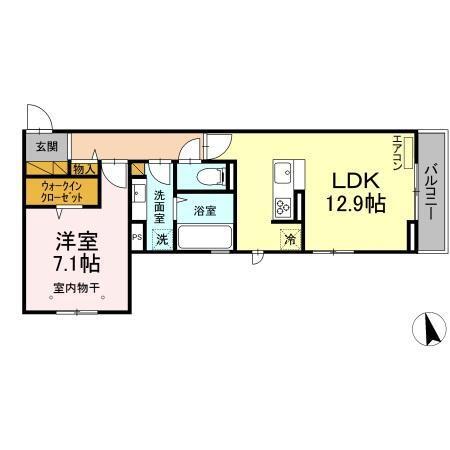 ルミナス　コート（202） 間取り図画像
